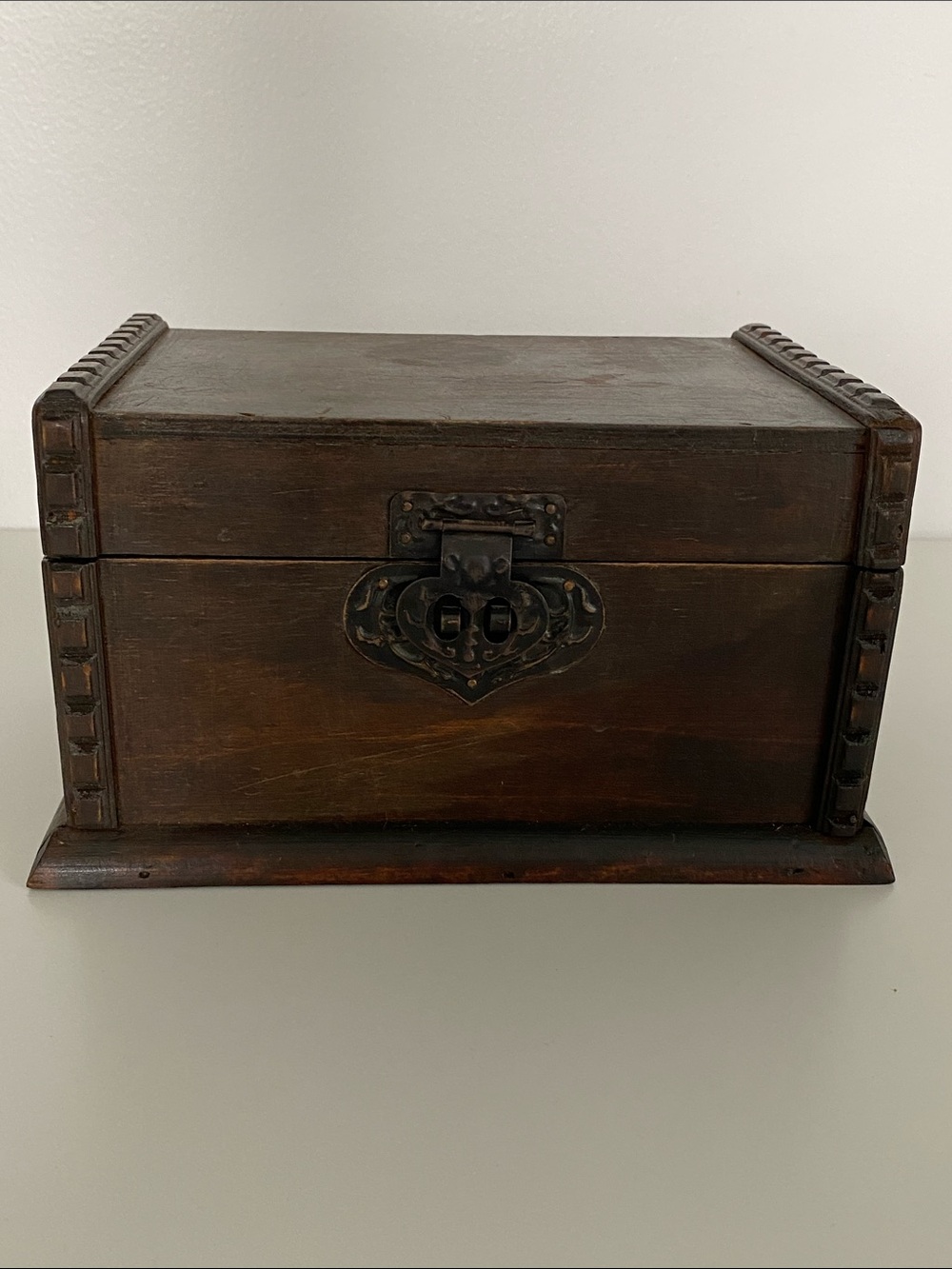 Vintage wooden storage box